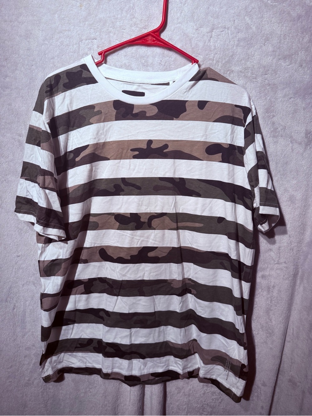 Denim & Flower Ricky Singh Camo Stripe Crewneck T-Shirt